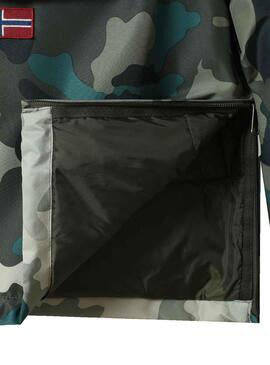 Veste Napapijri Rainforest Camo Vert pour Garçon