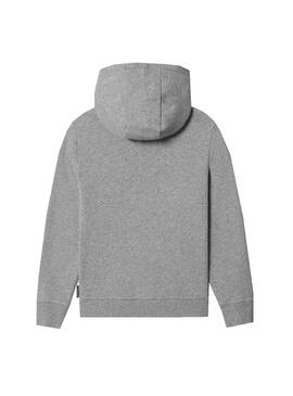 Sweat Napapijri Beri Gris Drapeau pour Garçon