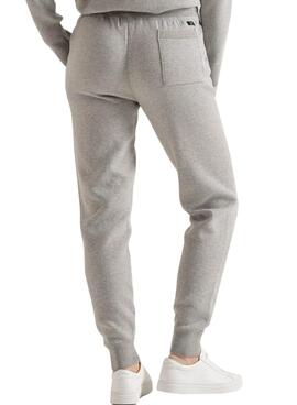 Pantalon Survêtement Superdry Studios Gris pour Femme