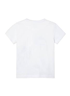 T-Shirt Mayoral Ready Blanc pour Fille