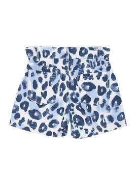 Short Mayoral High à motifs Bleu pour Fille