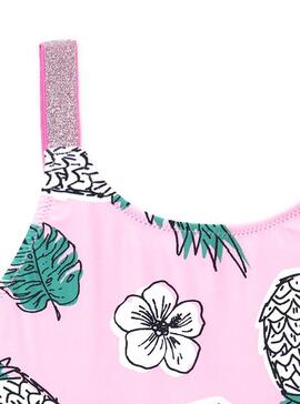Maillot de bain Mayoral Ananas roses pour Fille
