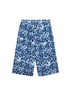 Pantalon Mayoral Culotte imprimée Bleu pour Fille