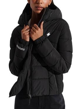 Veste Superdry Esprit Sports Noire Pour Femme