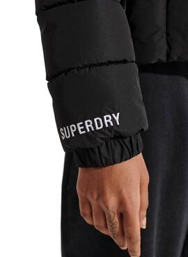 Veste Superdry Esprit Sports Noire Pour Femme