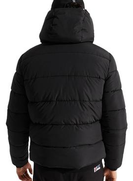 Veste Superdry Dropped Shoulder Cable Noire Pour Femme