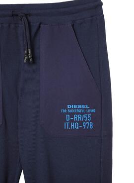 Pantalon Survêtement Diesel Peter Bleu Marine pour Homme