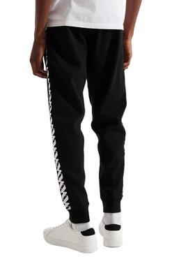 Pantalon Survêtement Superdry Code Tape Noire Homme