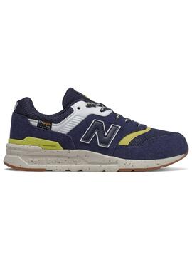 Baskets New Balance 977H Bleu Marine pour Enfants