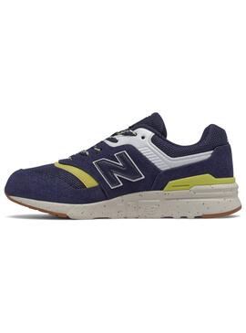 Baskets New Balance 977H Bleu Marine pour Enfants