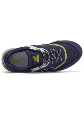 Baskets New Balance 977H Bleu Marine pour Enfants