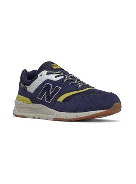 Baskets New Balance 977H Bleu Marine pour Enfants