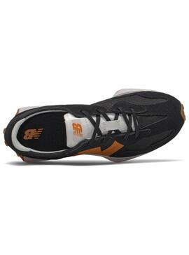 Baskets New Balance 327 Noire pour Enfants