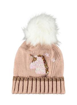 Chapeau Name It Maike Tricot Rosa Pour Fille