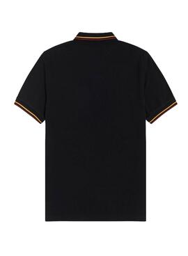 Polo Fred Perry Manche Courte Noire Pour Homme