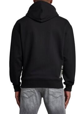 Sweat Masque G-Star Hoodie Noire pour Homme