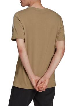 T-Shirt Adidas Tech T-shirt Caqui Pour Homme