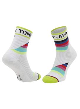 Chaussettes Tommy Jeans Multicolore Unisexe Bas