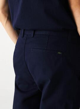 Pantalon Lacoste Chino Bleu marine pour Homme