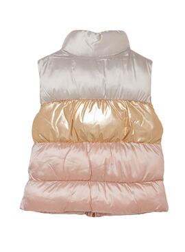 Gilet Mayoral Rembourré Or Rose pour Fille