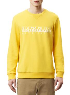 Sweat Napapijri Bevora Jaune Hommes