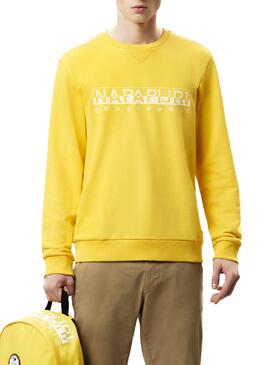 Sweat Napapijri Bevora Jaune Hommes