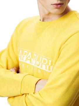 Sweat Napapijri Bevora Jaune Hommes