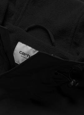 Veste kangourou Carhartt Nimbus Noire pour Homme