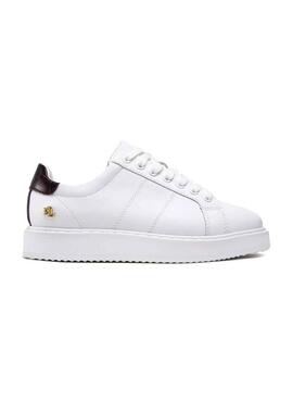 Baskets Polo Ralph Lauren Angéline II Blanc Pour Femme