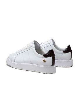 Baskets Polo Ralph Lauren Angéline II Blanc Pour Femme