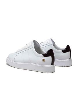 Baskets Polo Ralph Lauren Angéline II Blanc Pour Femme