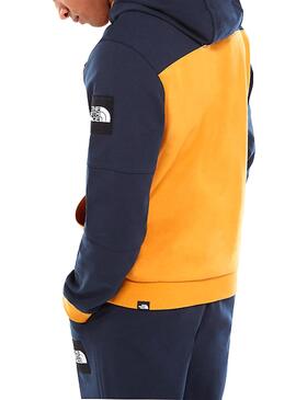 Sweat The North Face Fine jaune Homme