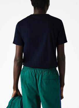 T-Shirt Lacoste TH6709 Bleu Marine