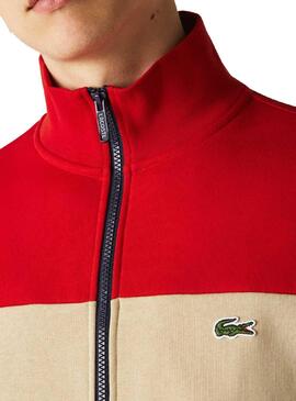 Survêtement Lacoste Couleur Block Bleu Marine pour Homme