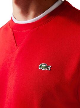 Sweat Lacoste Sport Rouge pour Homme