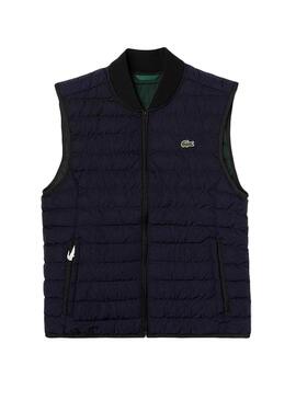 Gilet Lacoste Rembourré Bleu Marine pour Homme
