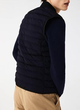 Gilet Lacoste Rembourré Bleu Marine pour Homme