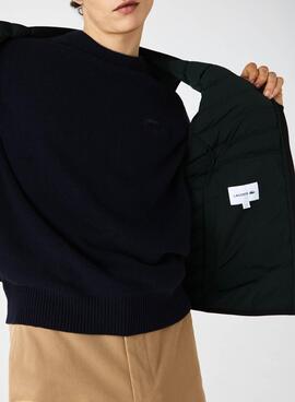 Gilet Lacoste Rembourré Bleu Marine pour Homme