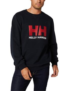 Sweat Helly Hansen Logo Crew Marin