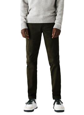 Pantalon Lacoste Chino Slim Vert pour Homme