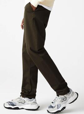 Pantalon Lacoste Chino Slim Vert pour Homme