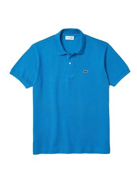 Polo Lacoste Classic Fit Bleu pour Homme
