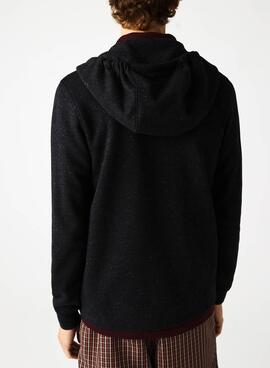 Sweat Lacoste Sport Fermeture éclair Gris pour Homme