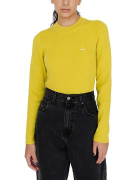 Pull Levis Crew Rib Vert pour Femme