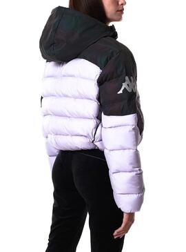 Veste Kappa Fauniel Matelassé Lilas pour Femme