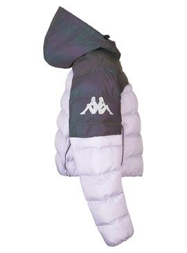 Veste Kappa Fauniel Matelassé Lilas pour Femme