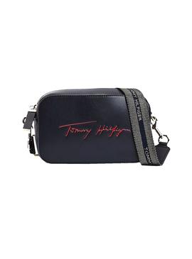 Sac à main Tommy Hilfiger Iconic Camara Bleu Marine Femme