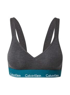 Soutien-gorge Calvin Klein Lift Bralette Gris Femme