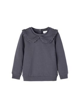 Sweat Name It Orkide Gris pour Fille