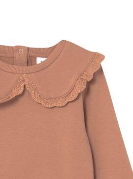 Sweat Name It Orkide Camel pour Fille